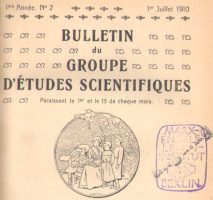 Programme du groupe d’études scientifiques – Programme du Bulletin